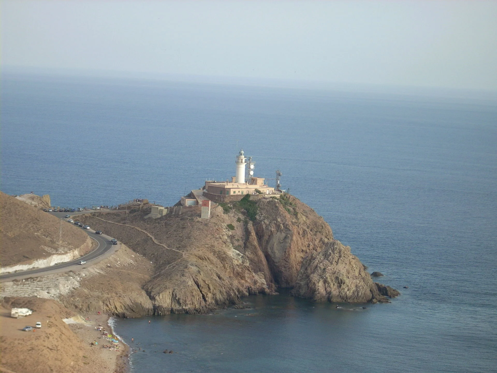 Panoramica del faro del Cabo de Gata